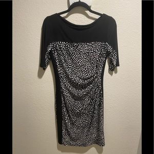 Black and white dress